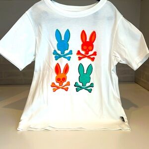 Like new! Youth Psycho Bunny White T-Shirt